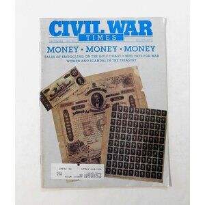 Civil War Times Illustrated Magazine December 1982 Money Treasure Postage Stamps